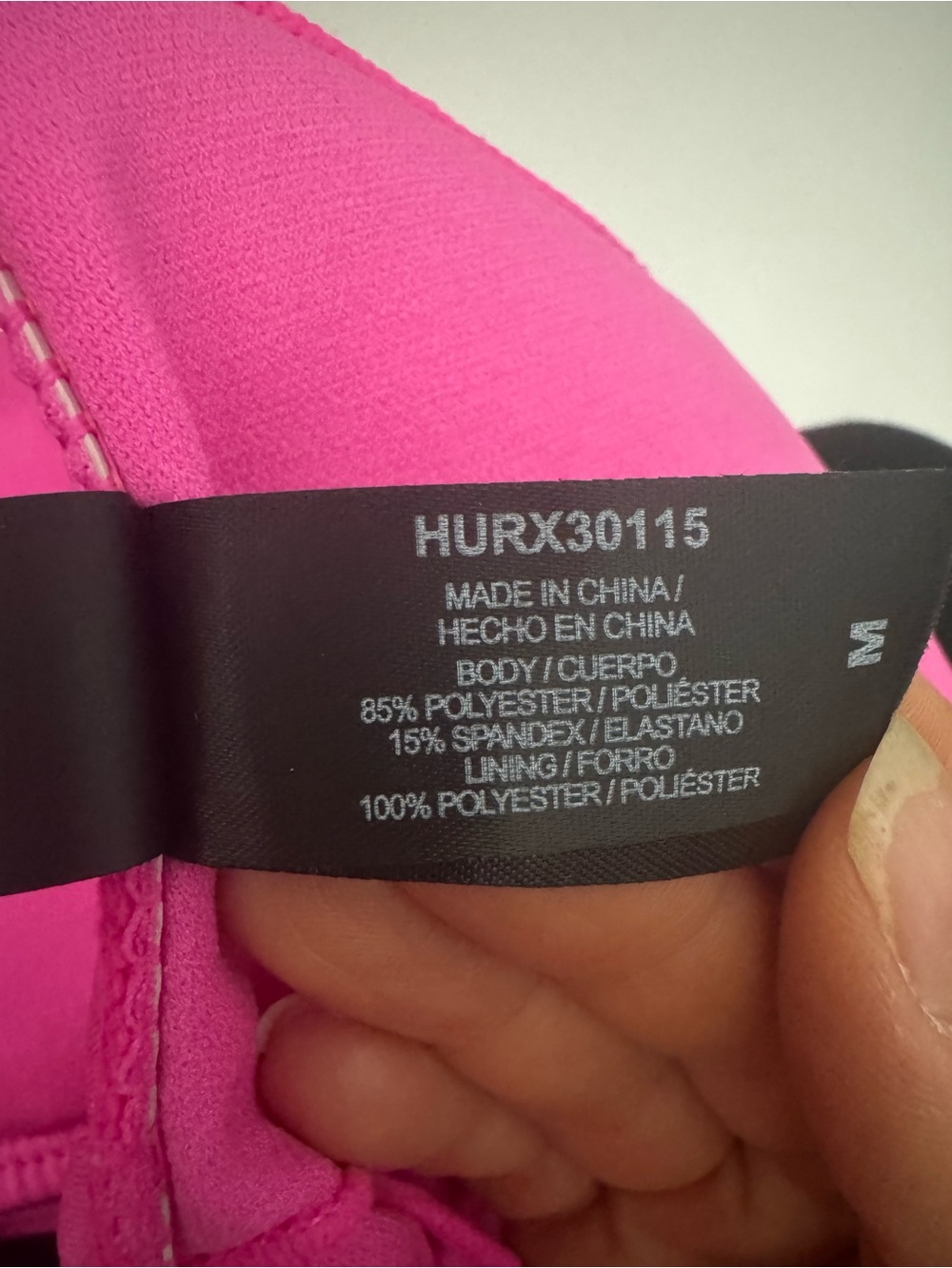 Hurley Bright Pink Two-Piece Bikini - Picture 9 of 9